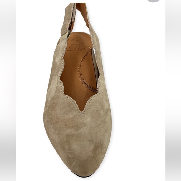 L’amour Des Pieds Hulda Sling-Back Pump Taupe Suede Leather Women’s 6.5 NEW $240 - Picture 3 of 13